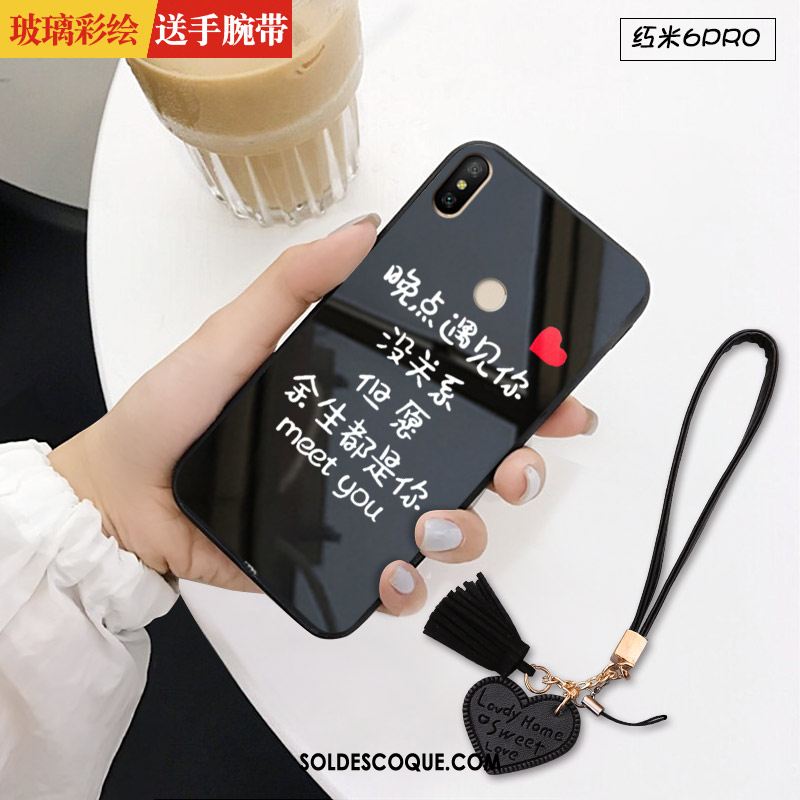 Coque Redmi Note 6 Pro Tout Compris Rouge Haute Étui Incassable En Vente