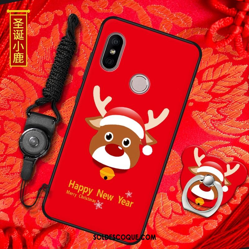 Coque Redmi Note 6 Pro Téléphone Portable Incassable Rouge Silicone Protection En Ligne