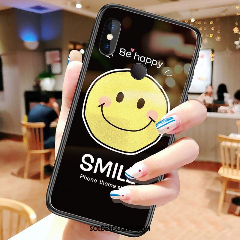 Coque Redmi Note 6 Pro Verre Trempé Petit Rouge Souriant Téléphone Portable En Vente