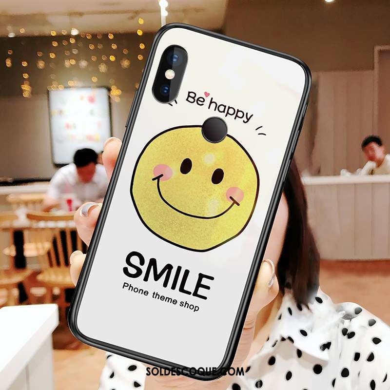 Coque Redmi Note 6 Pro Verre Trempé Petit Rouge Souriant Téléphone Portable En Vente