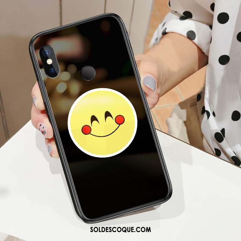 Coque Redmi Note 6 Pro Verre Trempé Petit Rouge Souriant Téléphone Portable En Vente