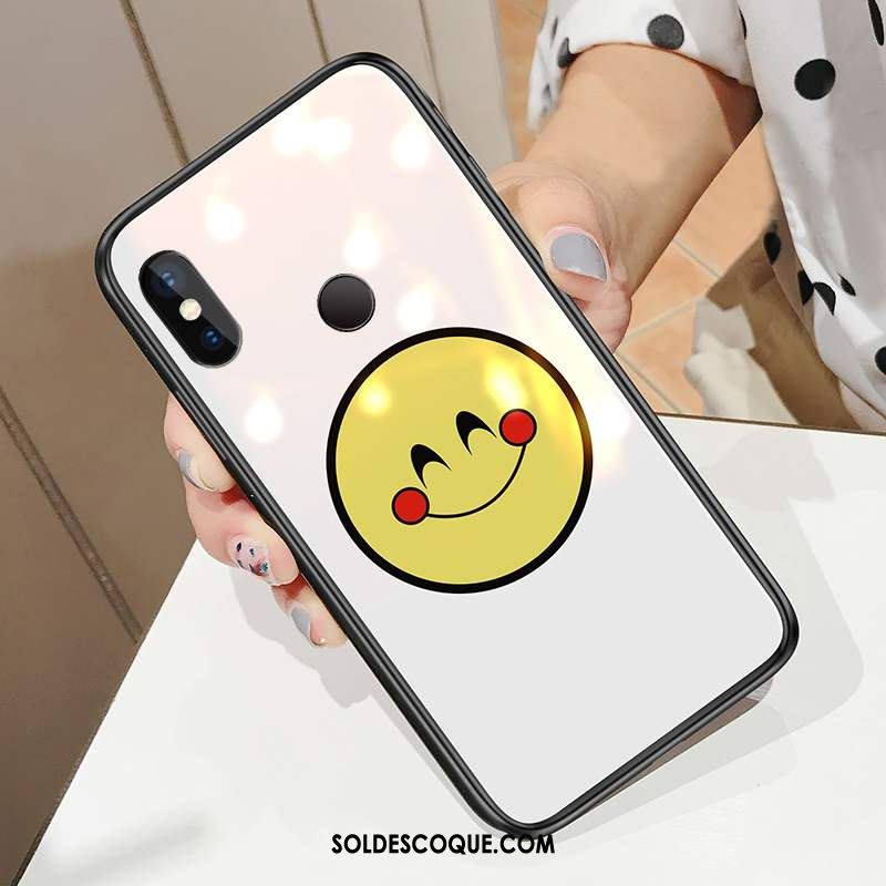 Coque Redmi Note 6 Pro Verre Trempé Petit Rouge Souriant Téléphone Portable En Vente