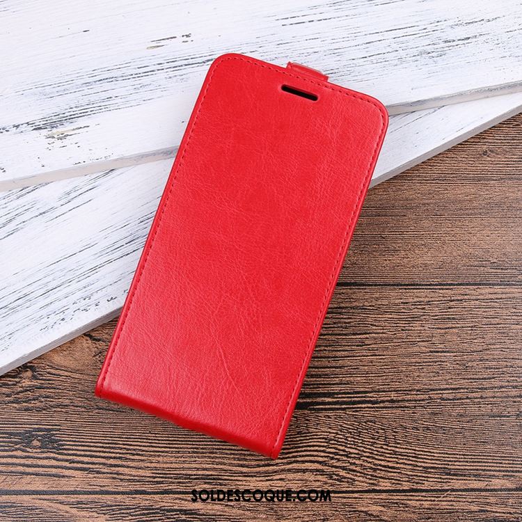 Coque Redmi Note 6 Pro Étui En Cuir Rouge Téléphone Portable Noir En Ligne