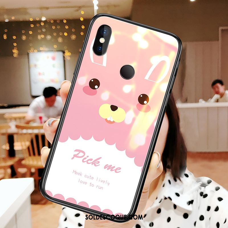 Coque Redmi Note 6 Pro Étui Frais Petit Rose Rouge En Vente