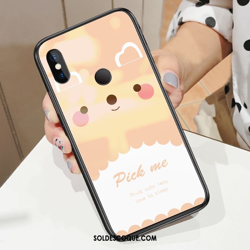 Coque Redmi Note 6 Pro Étui Frais Petit Rose Rouge En Vente