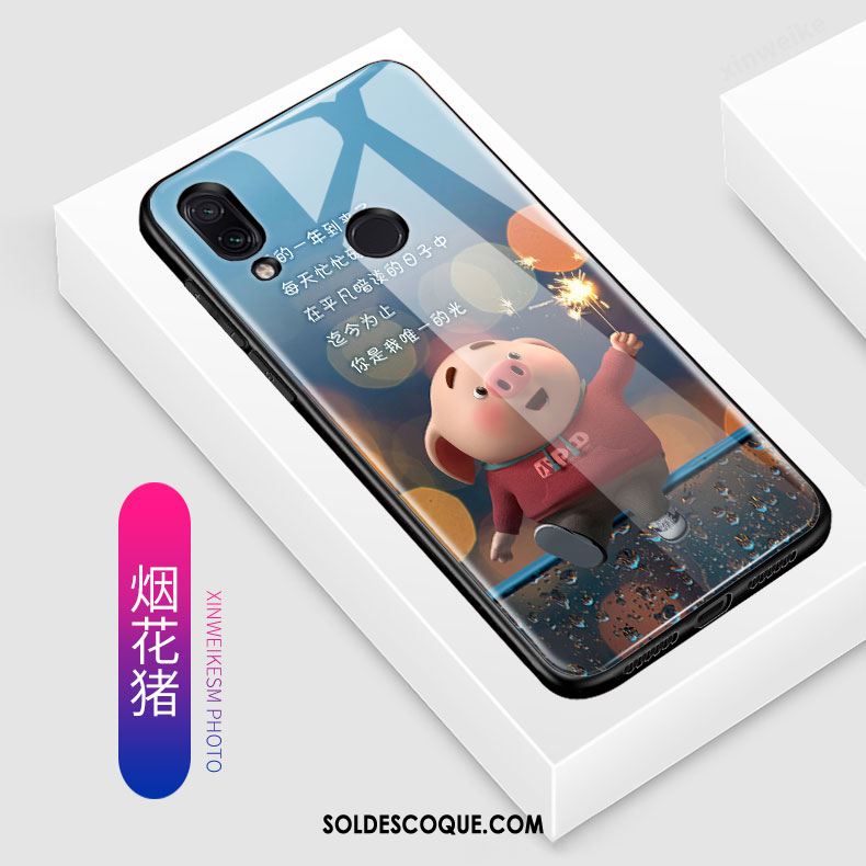 Coque Redmi Note 7 Dessin Animé Protection Délavé En Daim Charmant Tendance France