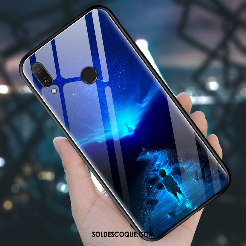 Coque Redmi Note 7 Incassable Verre Miroir Personnalité Rouge Soldes