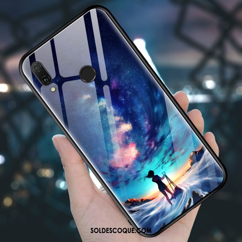 Coque Redmi Note 7 Incassable Verre Miroir Personnalité Rouge Soldes