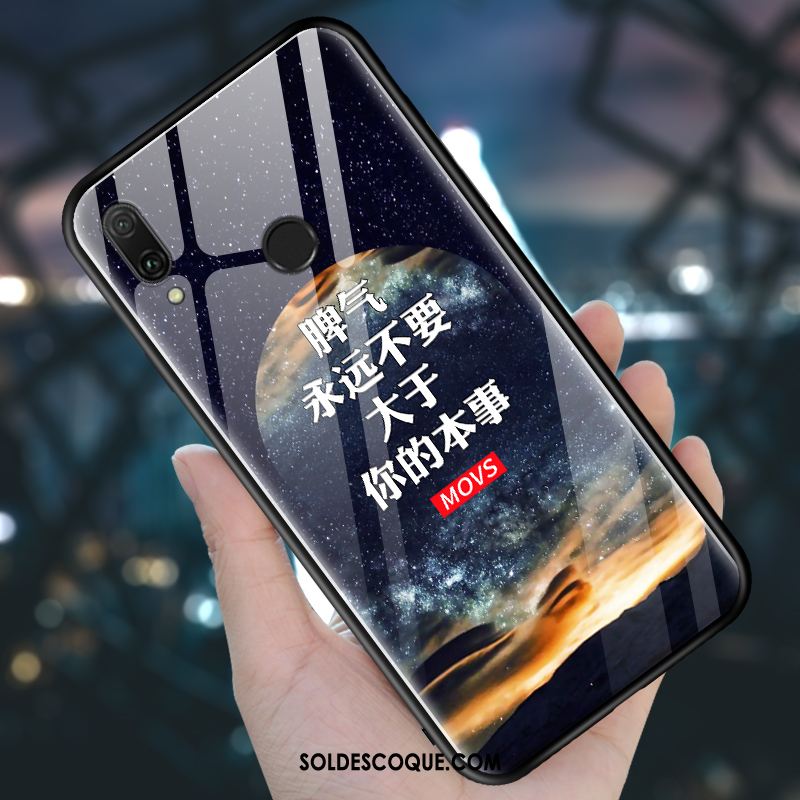 Coque Redmi Note 7 Incassable Verre Miroir Personnalité Rouge Soldes