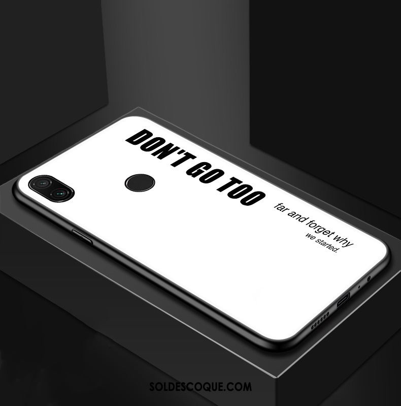 Coque Redmi Note 7 Nouveau Téléphone Portable Marque De Tendance Étui Verre Pas Cher