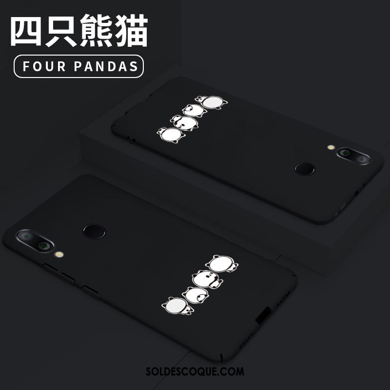 Coque Redmi Note 7 Or Net Rouge Dessin Animé Incassable Personnalité En Vente