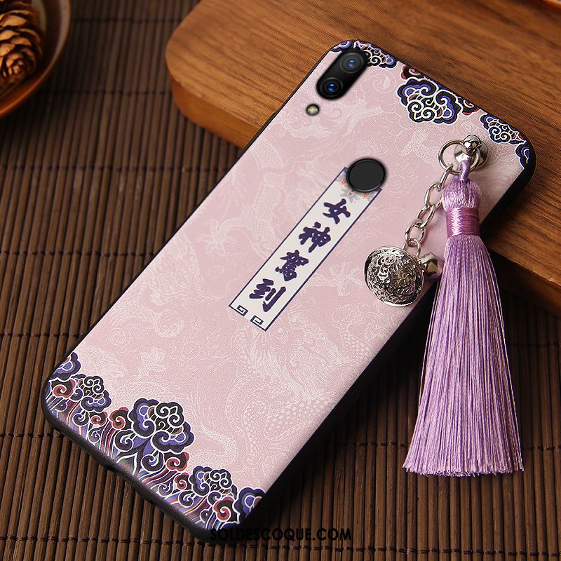 Coque Redmi Note 7 Personnalité Fluide Doux Tout Compris Rouge Marque De Tendance Soldes