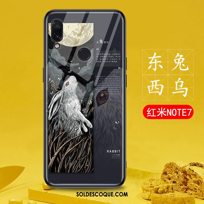 Coque Redmi Note 7 Rouge Incassable Verre Tout Compris Téléphone Portable Soldes