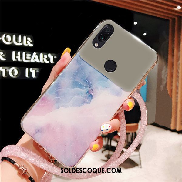 Coque Redmi Note 7 Simple Petit Incassable Miroir Clair Housse En Ligne