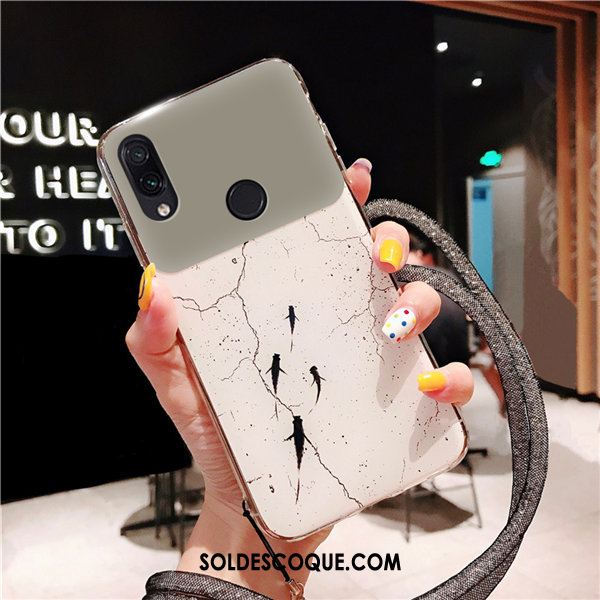 Coque Redmi Note 7 Simple Petit Incassable Miroir Clair Housse En Ligne