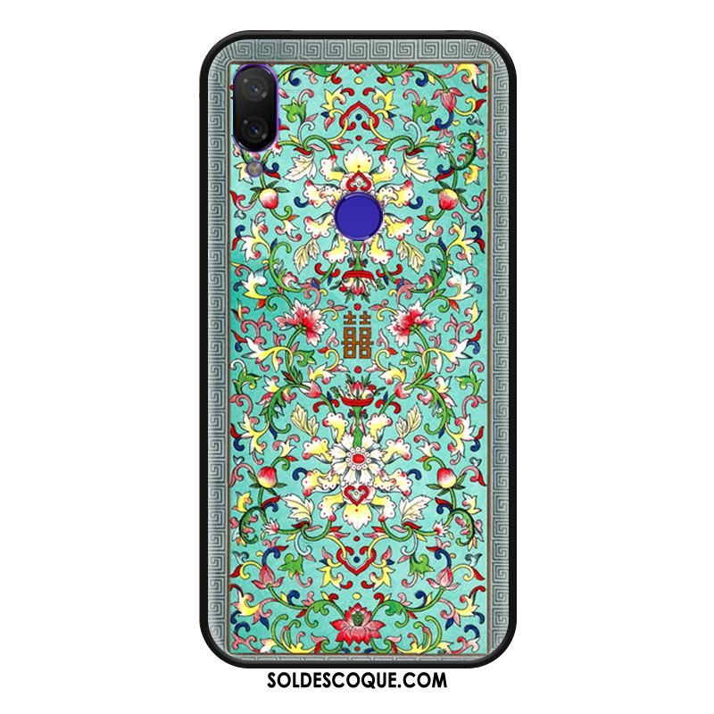 Coque Redmi Note 7 Vintage Tout Compris Incassable Or Style Chinois Housse Pas Cher