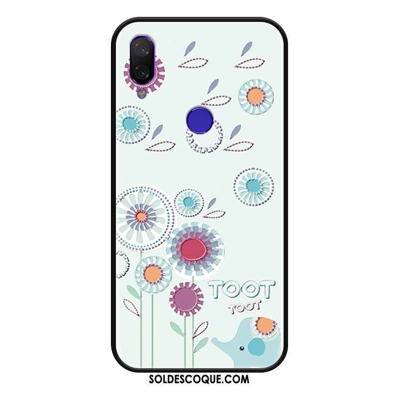 Coque Redmi Note 7 Étui Protection Téléphone Portable Délavé En Daim Petit France