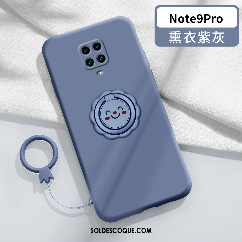 Coque Redmi Note 9 Pro Coque En Silicone Tout Compris Personnalité Anneau Fluide Doux Pas Cher