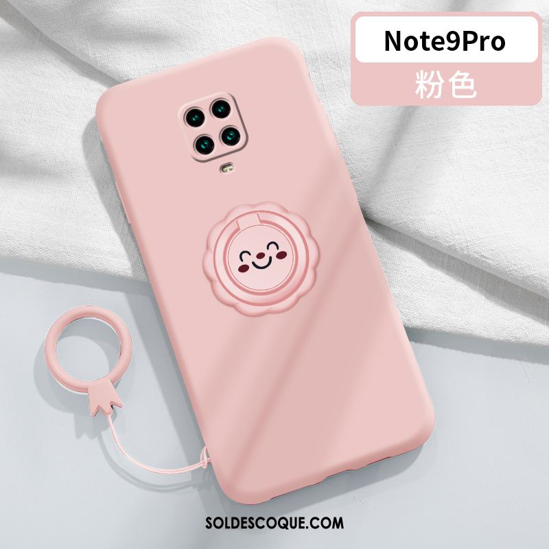 Coque Redmi Note 9 Pro Coque En Silicone Tout Compris Personnalité Anneau Fluide Doux Pas Cher