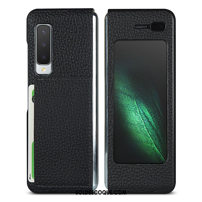 Coque Samsung Fold Business Tout Compris Très Mince Personnalité Modèle Fleurie Pas Cher