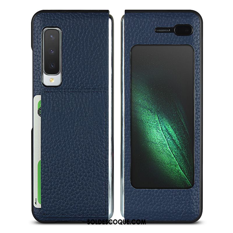 Coque Samsung Fold Business Tout Compris Très Mince Personnalité Modèle Fleurie Pas Cher