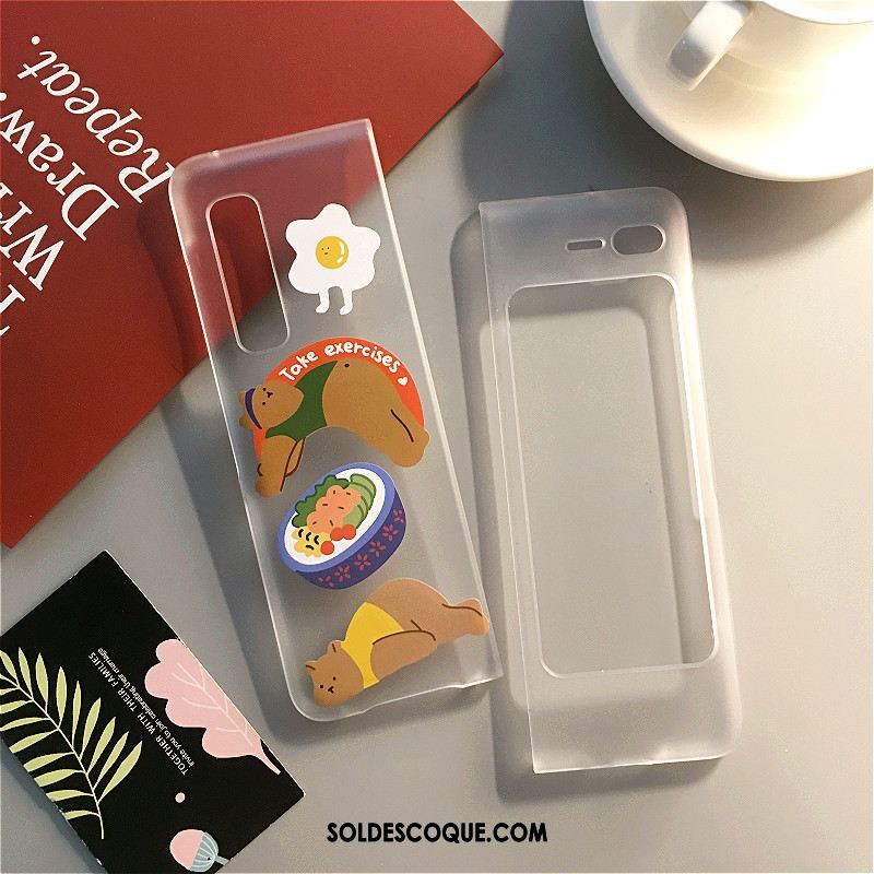 Coque Samsung Fold Délavé En Daim Plier Téléphone Portable Tout Compris Dessin Animé France