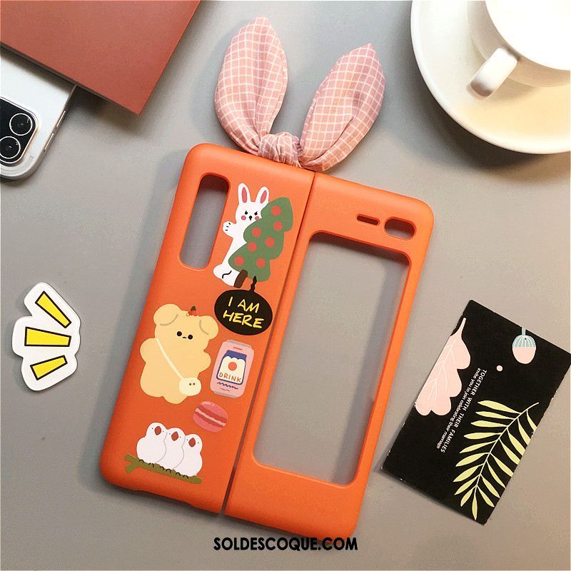 Coque Samsung Fold Délavé En Daim Plier Téléphone Portable Tout Compris Dessin Animé France