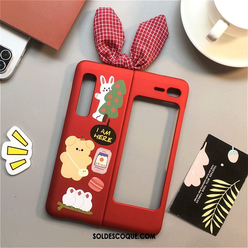 Coque Samsung Fold Délavé En Daim Plier Téléphone Portable Tout Compris Dessin Animé France