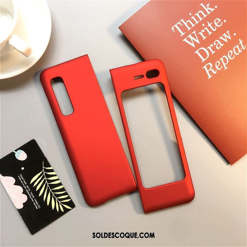 Coque Samsung Fold Protection Téléphone Portable Tout Compris Plier Rouge En Vente