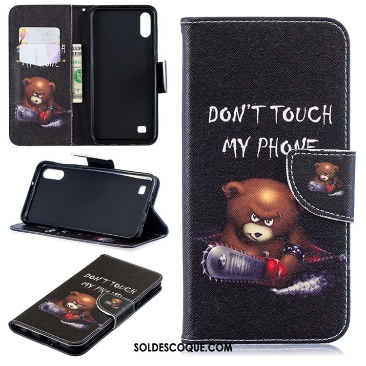 Coque Samsung Galaxy A10 Multicolore Créatif Étui En Cuir Étoile Personnalité Pas Cher