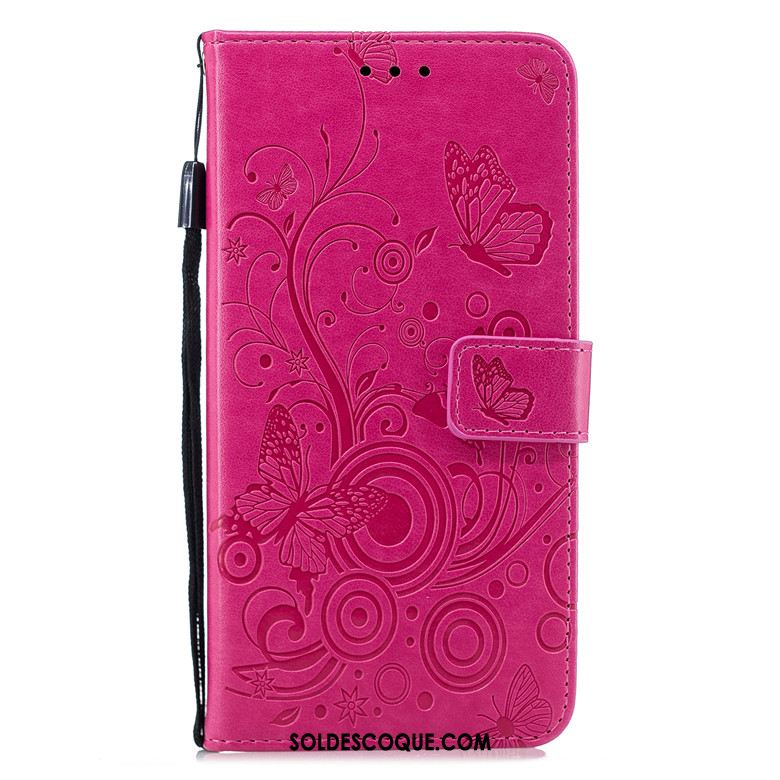 Coque Samsung Galaxy A10 Téléphone Portable Étui En Cuir Papillon Incassable Silicone Soldes