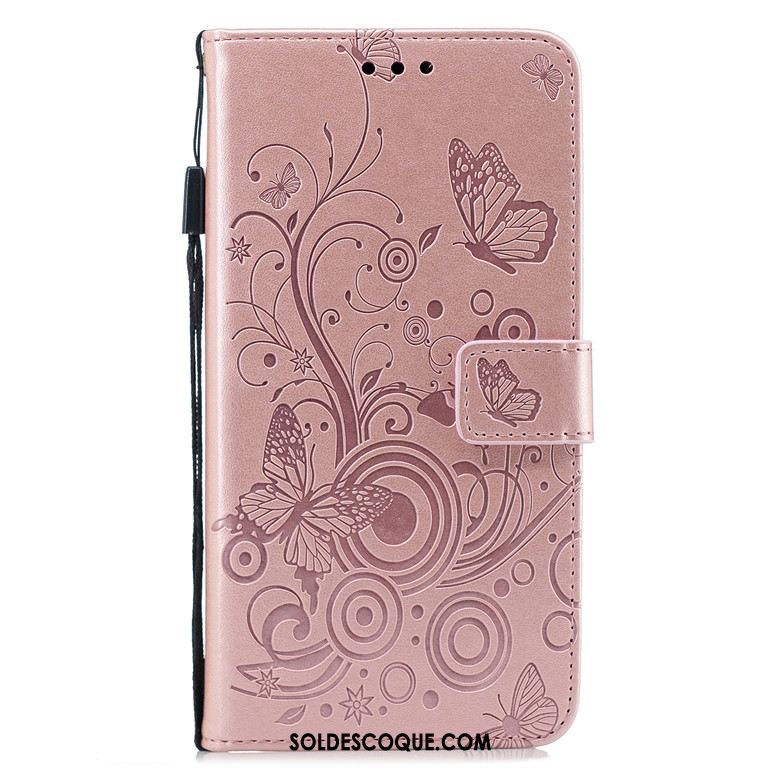 Coque Samsung Galaxy A10 Téléphone Portable Étui En Cuir Papillon Incassable Silicone Soldes