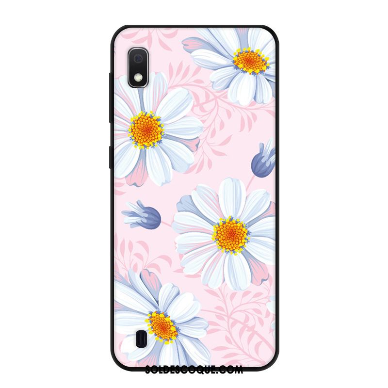 Coque Samsung Galaxy A10 Étoile Petit Bleu Marque De Tendance Simple Pas Cher