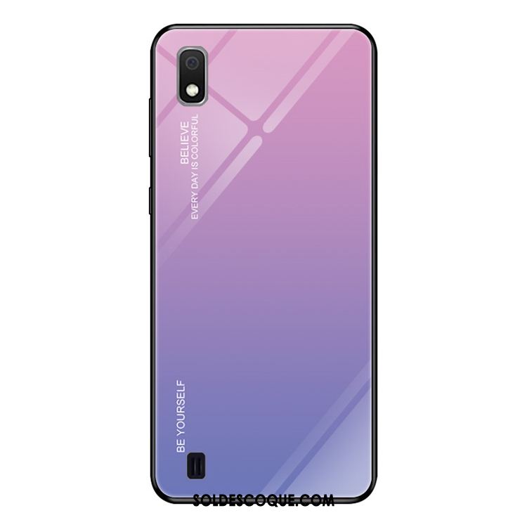 Coque Samsung Galaxy A10 Étoile Étui Vert Dégradé Téléphone Portable Pas Cher