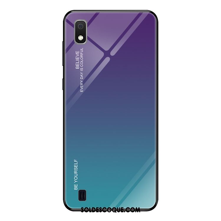 Coque Samsung Galaxy A10 Étoile Étui Vert Dégradé Téléphone Portable Pas Cher