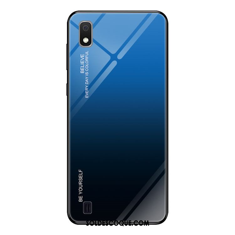 Coque Samsung Galaxy A10 Étoile Étui Vert Dégradé Téléphone Portable Pas Cher