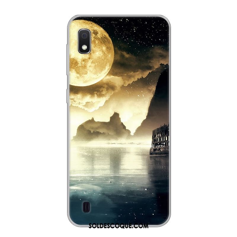 Coque Samsung Galaxy A10 Étui Protection Blanc Étoile Téléphone Portable En Vente