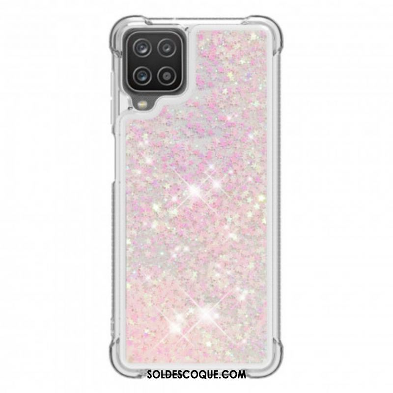 Coque Samsung Galaxy A12 / M12 Désire Paillettes