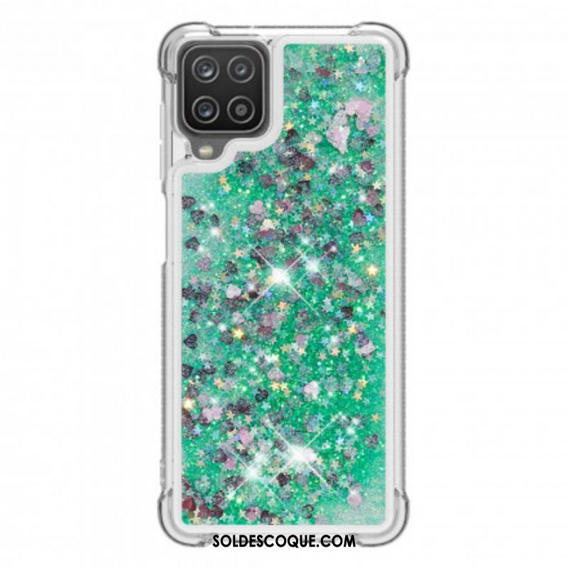 Coque Samsung Galaxy A12 / M12 Désire Paillettes