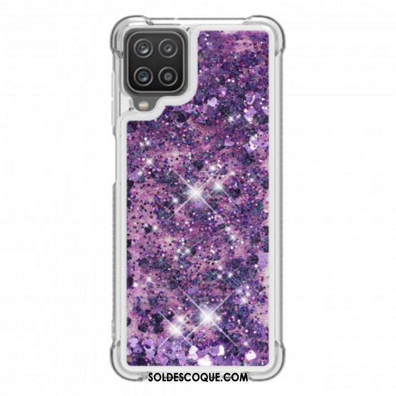 Coque Samsung Galaxy A12 / M12 Désire Paillettes