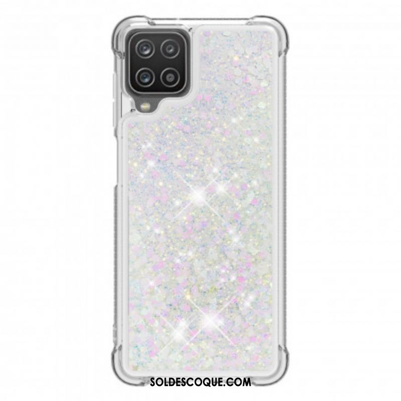 Coque Samsung Galaxy A12 / M12 Désire Paillettes