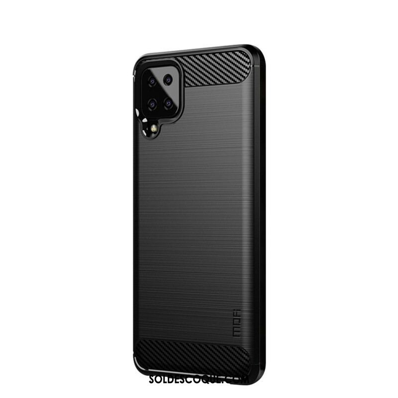 Coque Samsung Galaxy A12 / M12 Fibre Carbone Brossée MOFI