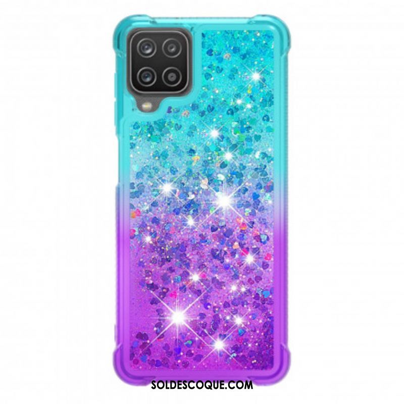 Coque Samsung Galaxy A12 / M12 Paillettes Colors