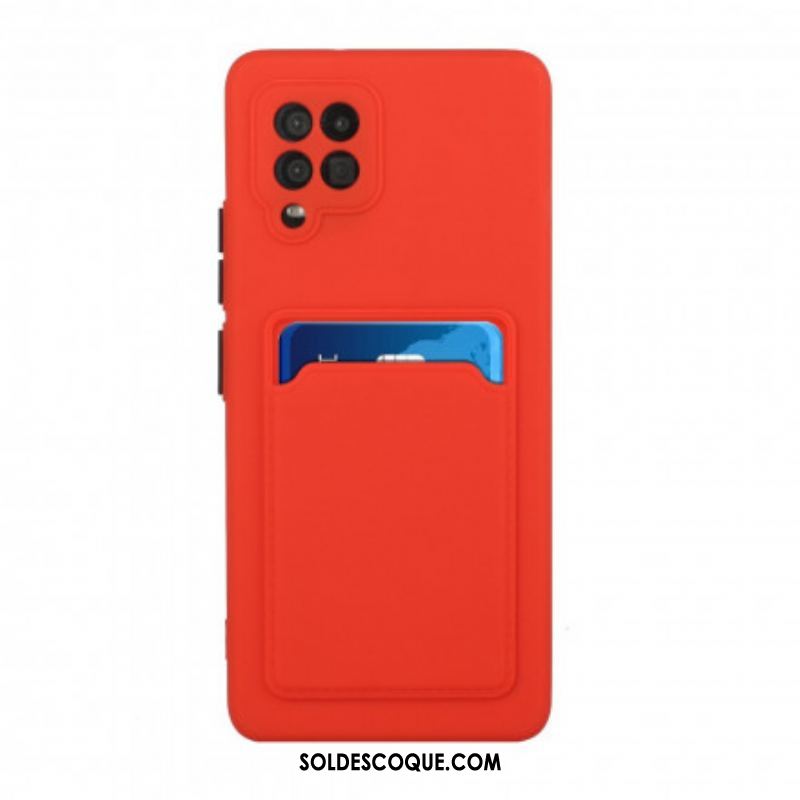 Coque Samsung Galaxy A12 / M12 Silicone Porte Carte