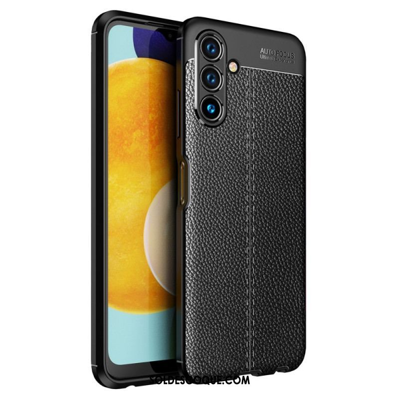 Coque Samsung Galaxy A13 5G / A04s Effet Cuir Litchi Double Line