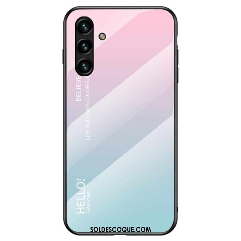 Coque Samsung Galaxy A13 5G / A04s Verre Trempé Hello