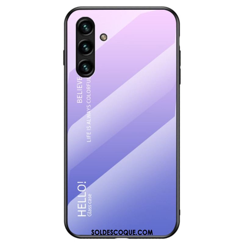 Coque Samsung Galaxy A13 5G / A04s Verre Trempé Hello