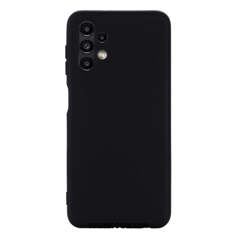 Coque Samsung Galaxy A13 Silicone Liquide avec Lanière