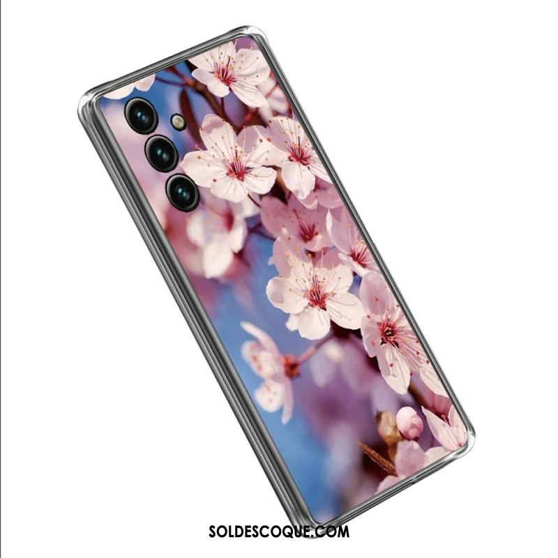 Coque Samsung Galaxy A14 5G / A14 Silicone Florale