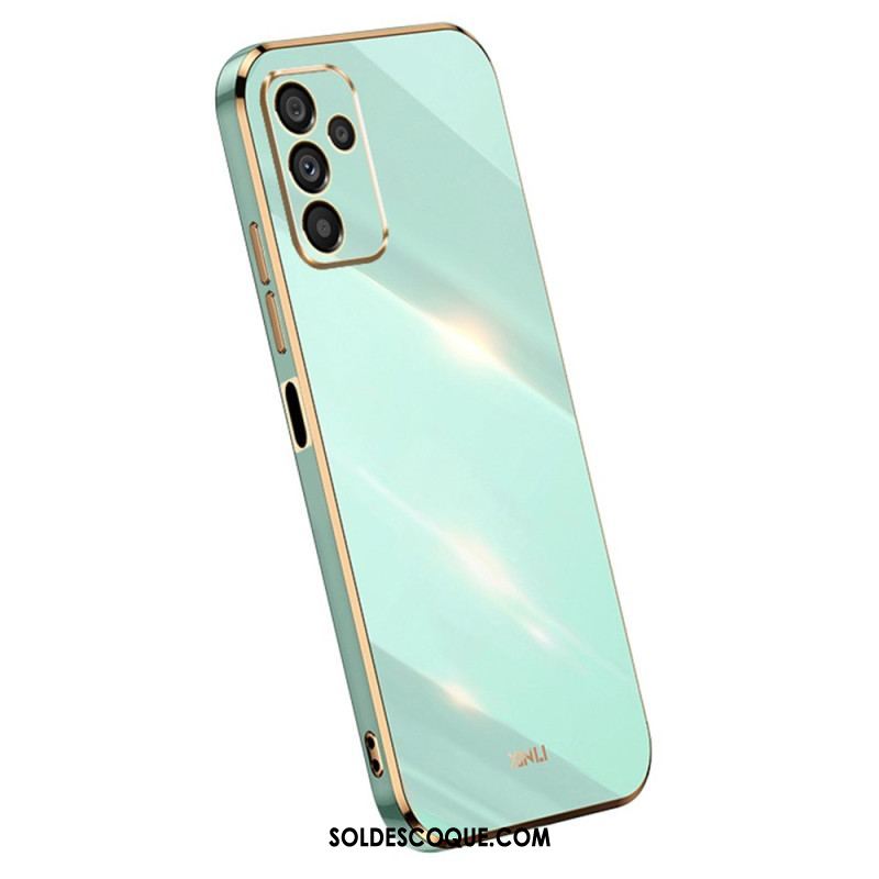 Coque Samsung Galaxy A14 5G / A14 Silicone Rebords Dorés